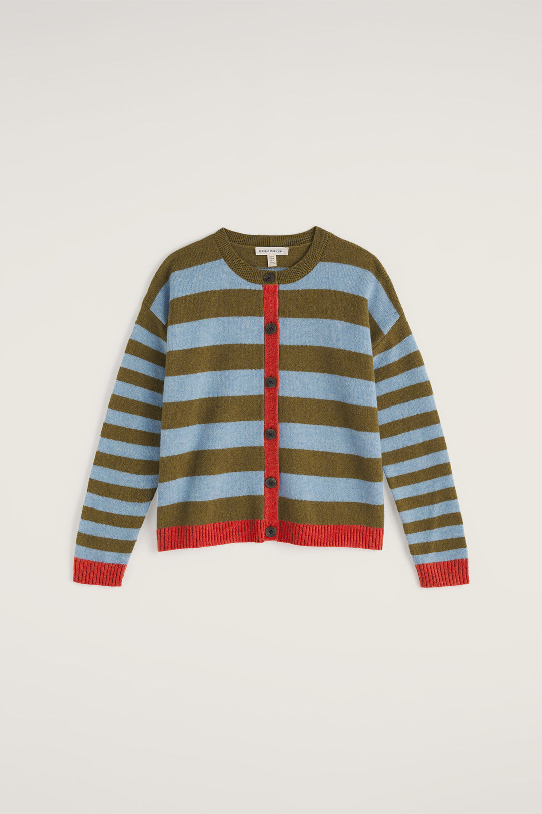 Seasalt WM35478-37400 Pinwell Bright Shape Seagrass Mix Cardigan