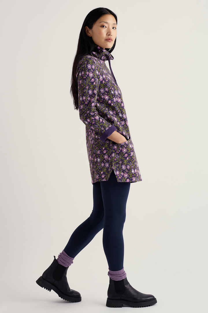 Seasalt WM37174 Blotted Anemone Dark Violet Formative Tunic