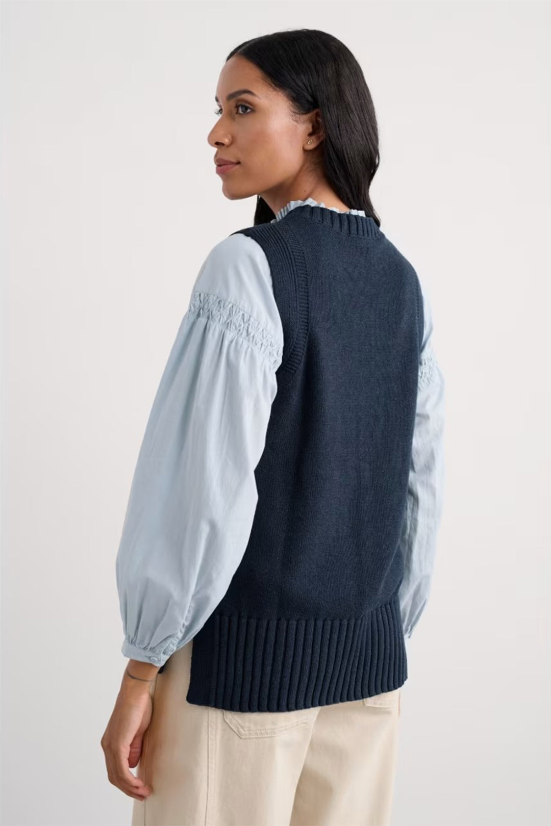 Seasalt WM38843-24647 Maritime Navy Redstart Vest