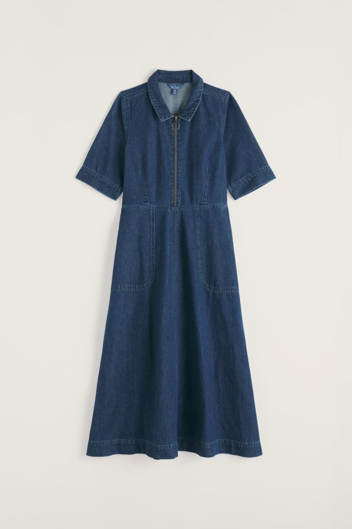 Seasalt WM39244-35883 Gwenter Mid Wash Denim Blue Dress