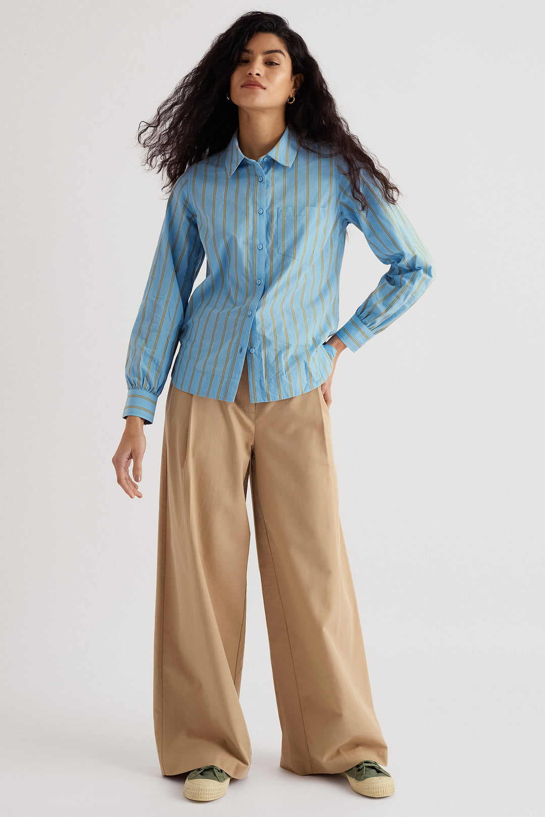 Seasalt WM39440-37808 Isla Lynher Blue Waterfall Shirt