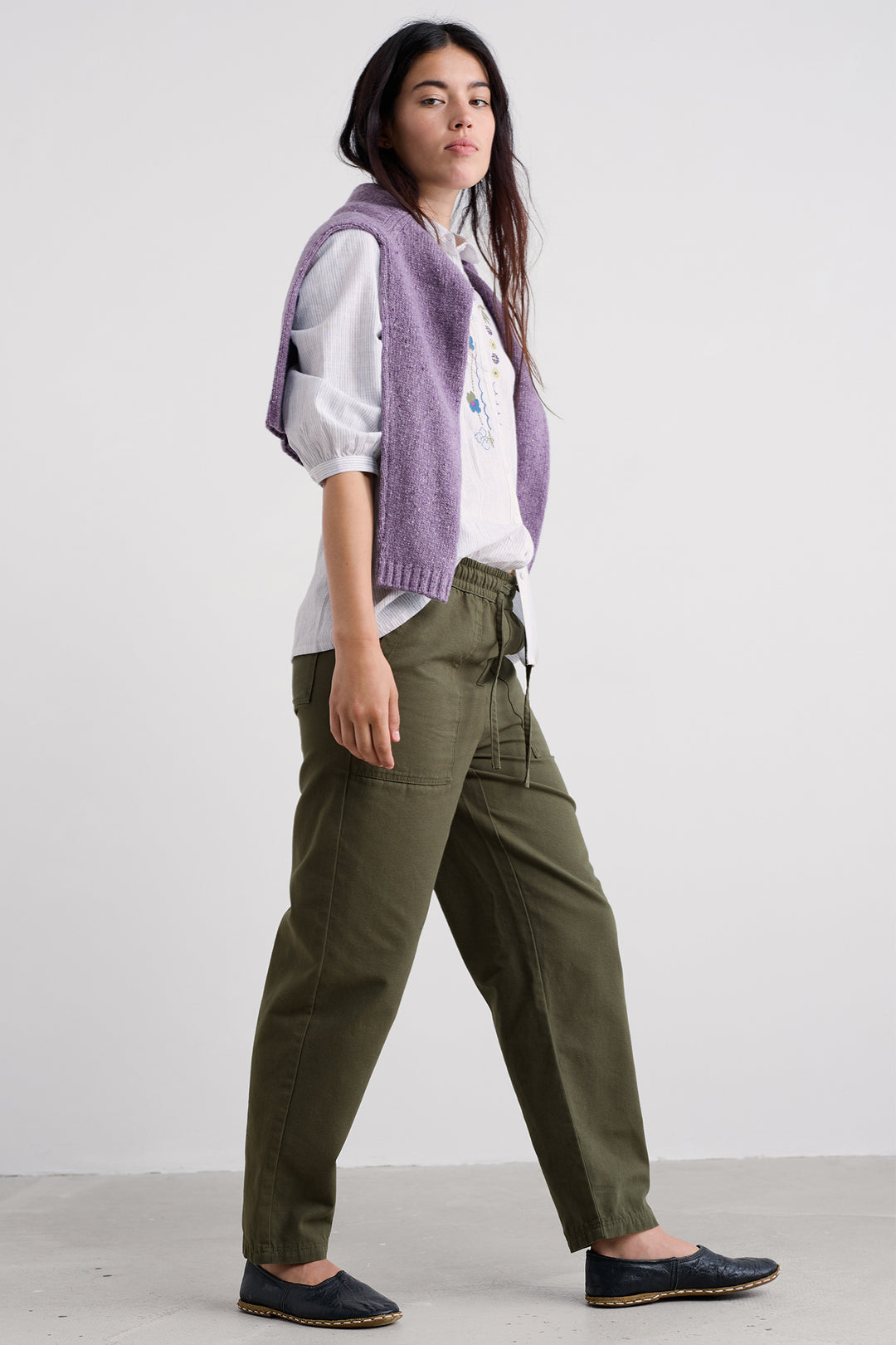 Seasalt WM39476R Alpine Green Sholl Trousers