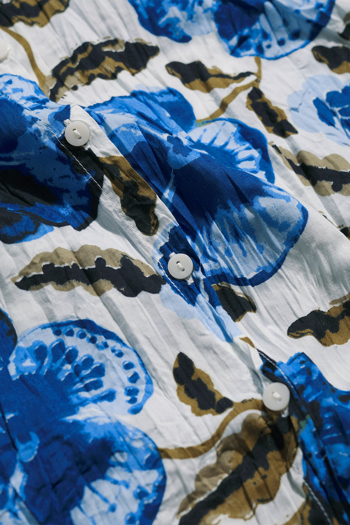 Seasalt WM39616-37229 Blue Spring Pansy Chalk Larissa Shirt