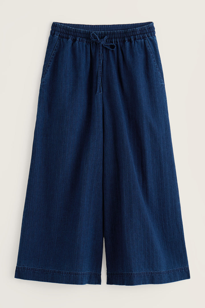 Seasalt WM39774-37682 Eskelli Mid Wash Blue Culotte Trousers
