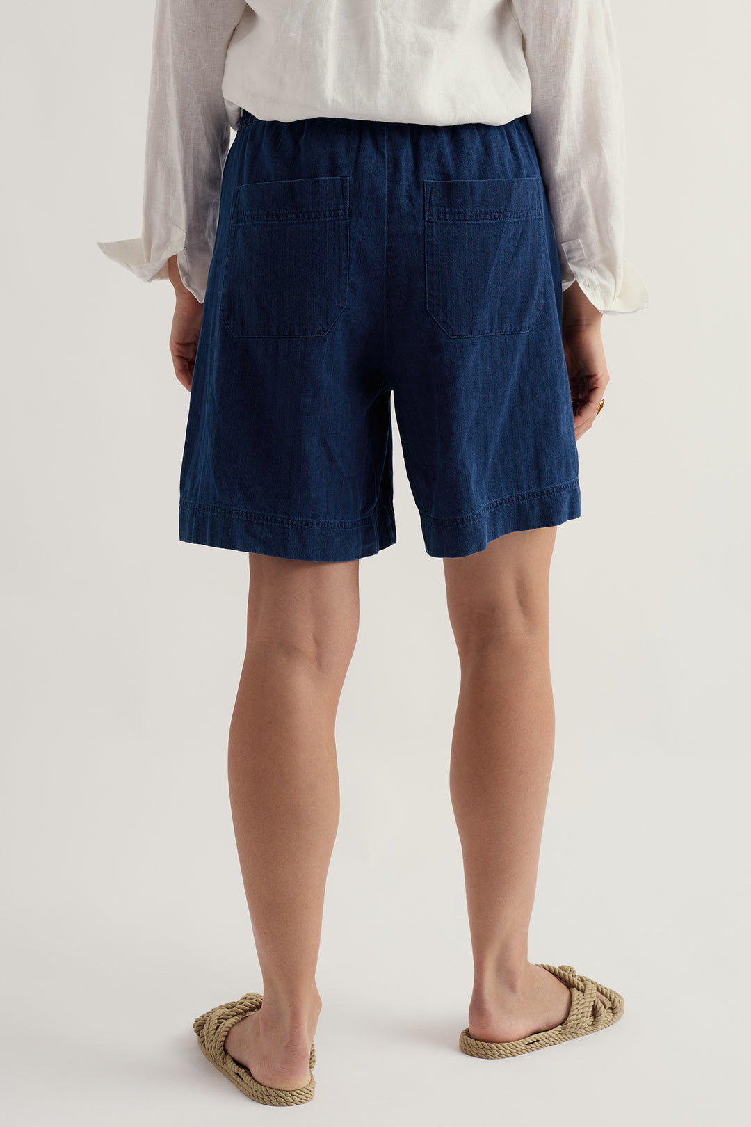 Seasalt WM39775-37682 Eskelli Mid Wash Blue Denim Shorts
