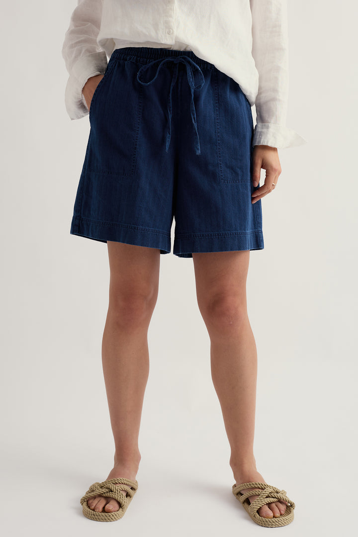 Seasalt WM39775-37682 Eskelli Mid Wash Blue Denim Shorts