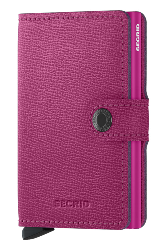Secrid Miniwallet Crisple Fuchsia Pink, front view