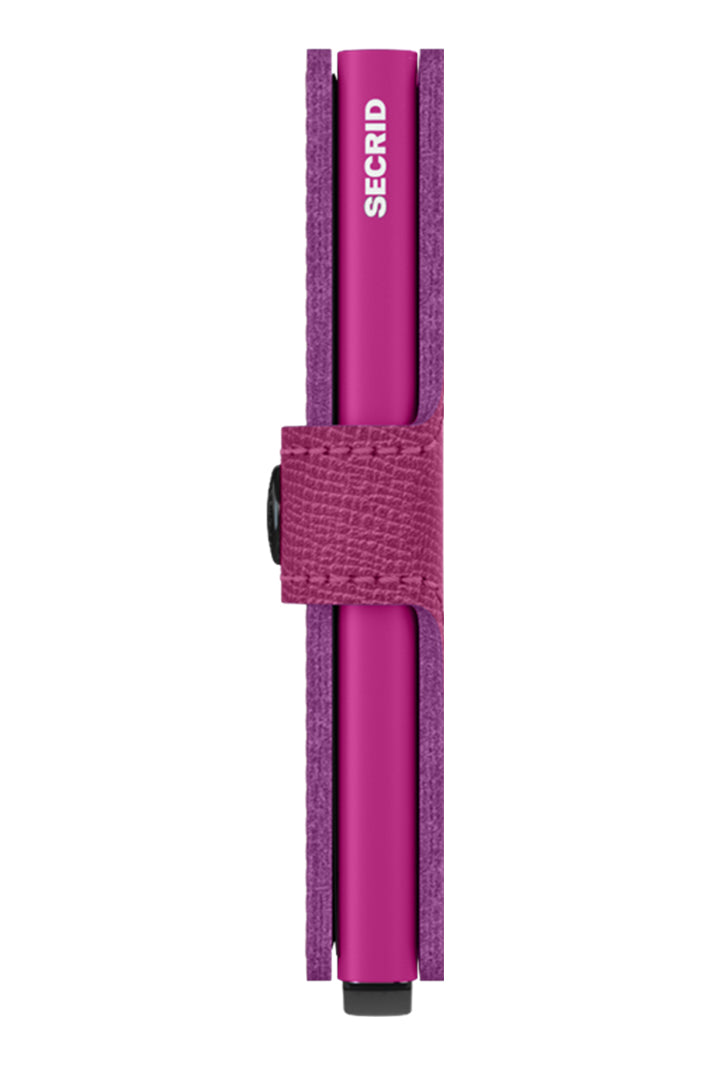 Secrid Miniwallet Crisple Fuchsia Pink, side view