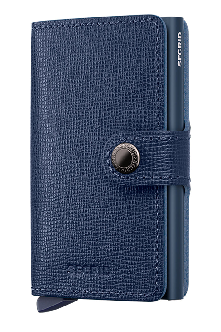 Secrid Miniwallet Crisple Navy, front view