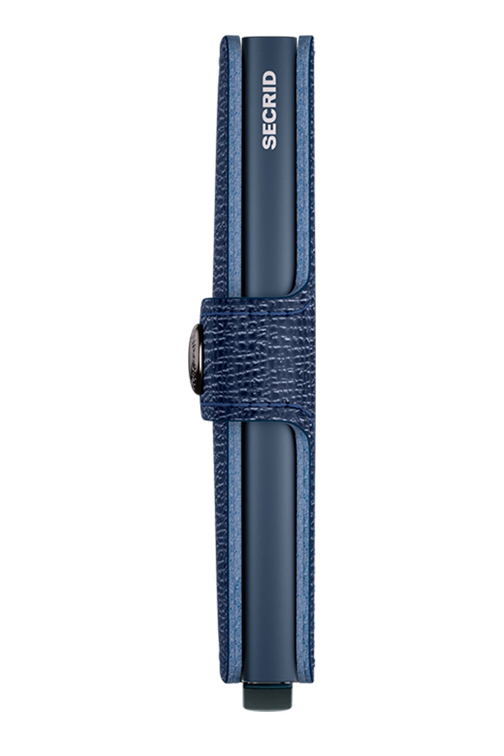 Secrid Miniwallet Crisple Navy, side view