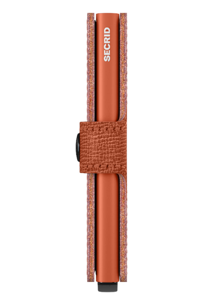 Secrid Miniwallet Crisple Pumpkin Orange, side view