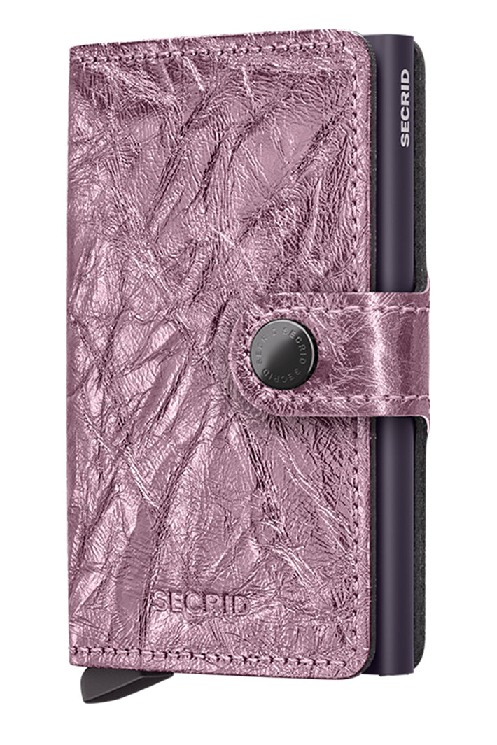 Secrid Miniwallet Crunch Pink, front view