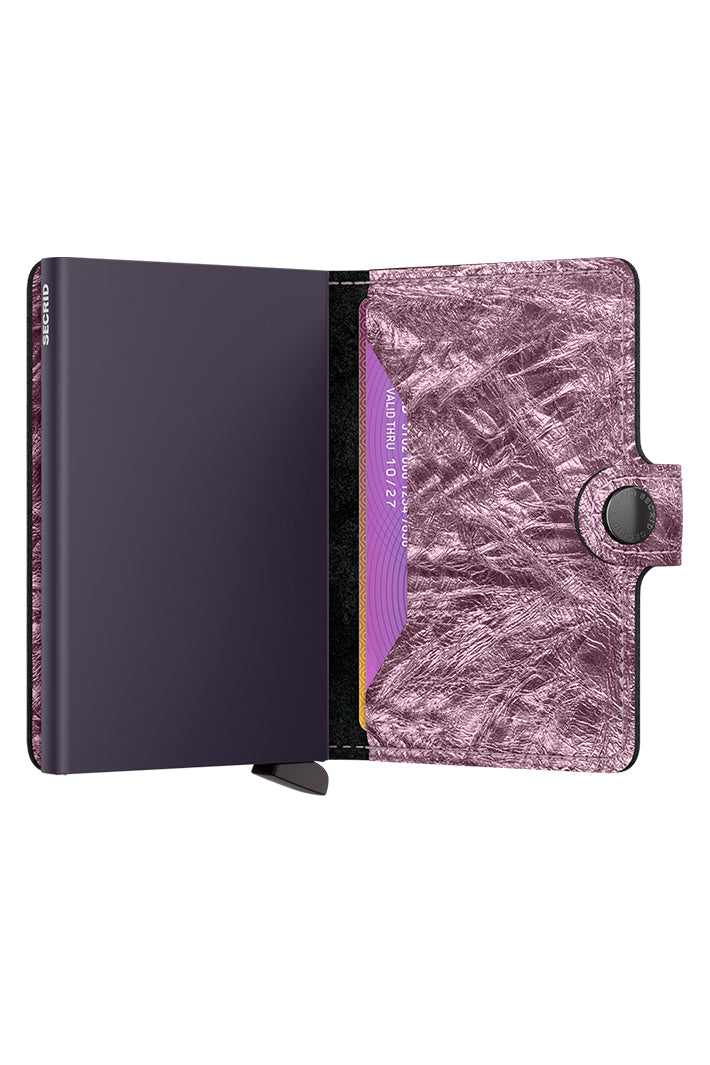 Secrid Miniwallet Crunch Pink, exploded view