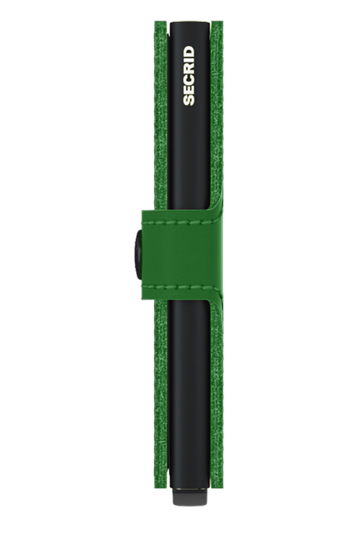 Secrid Miniwallet Matte Bright Green, side view