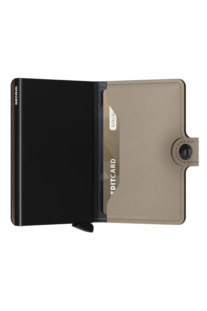 Secrid Miniwallet Matte Desert Beige, exploded view