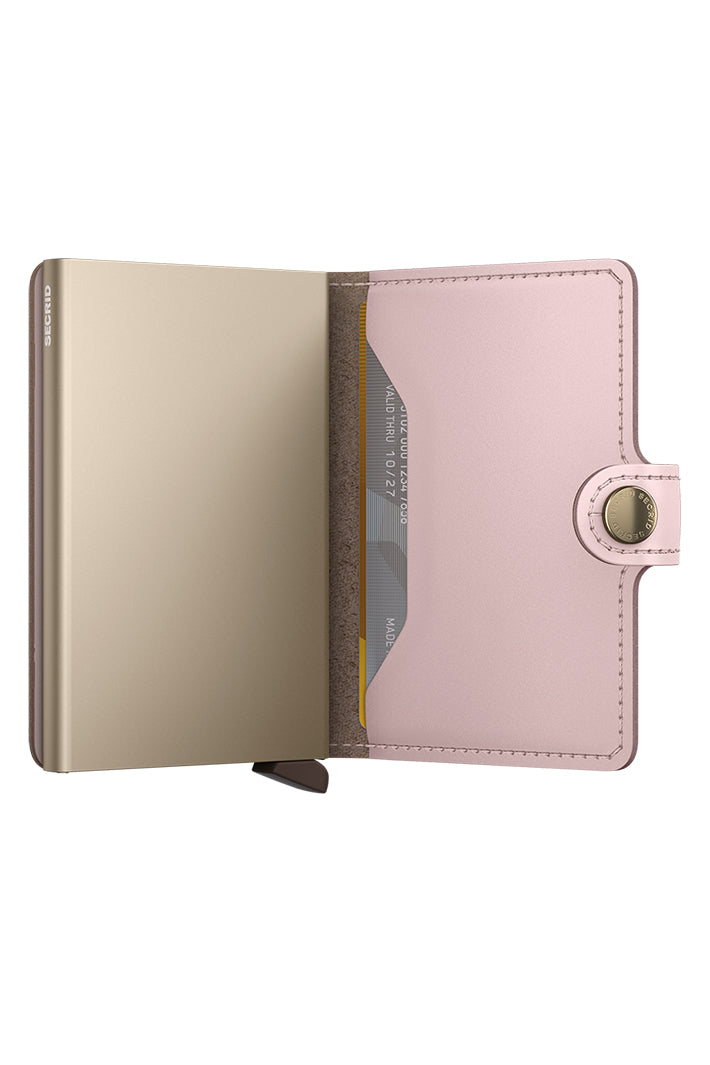 Secrid Miniwallet Original Ballet Pink, exploded view