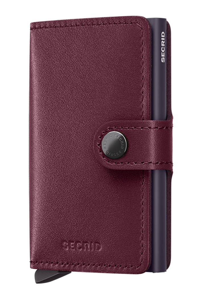 Secrid Miniwallet Original Cranberry Red, front view