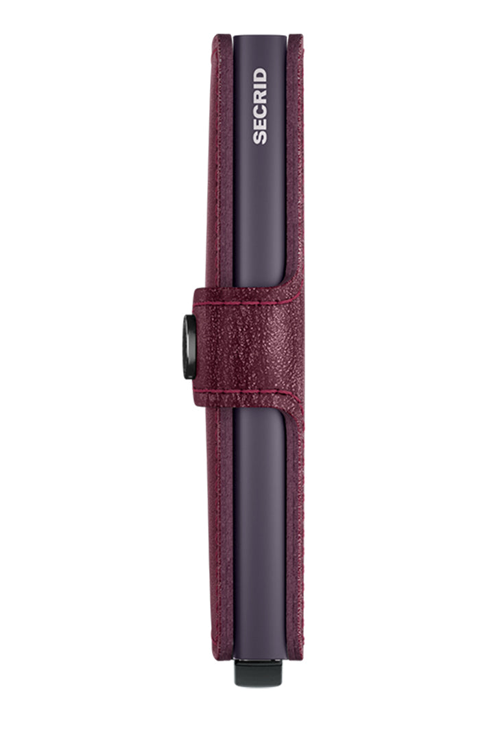 Secrid Miniwallet Original Cranberry Red, side view