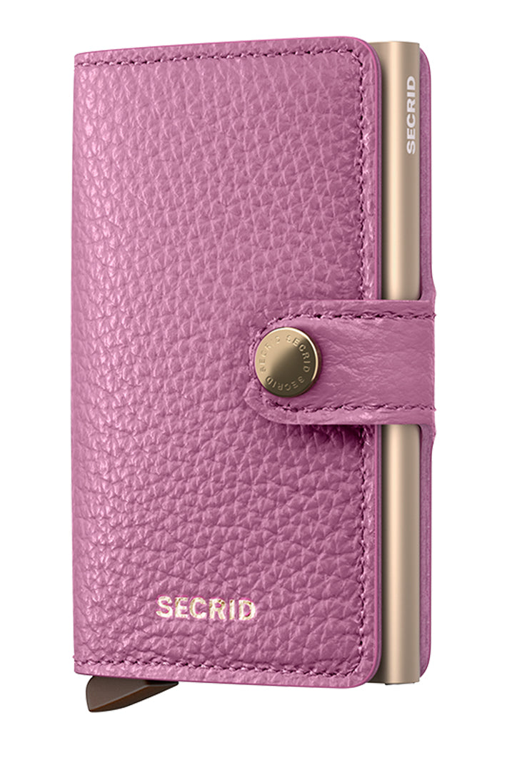 Secrid Miniwallet Pebble Orchid Purple, front view