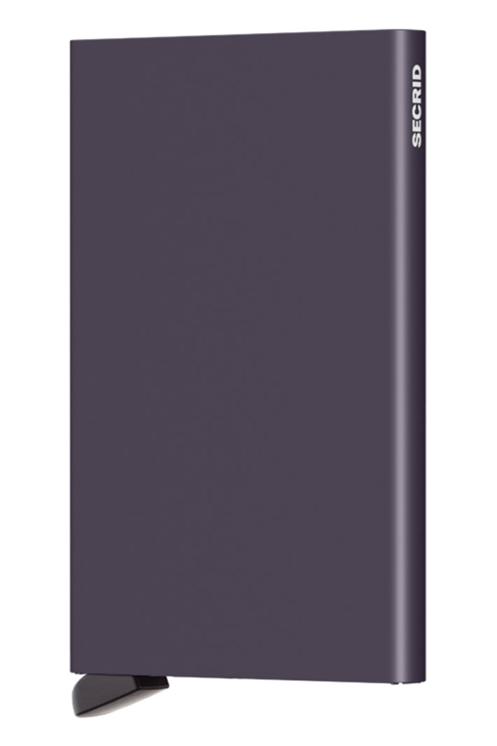 Secrid RFID &amp; NFC Card Protector Dark Purple, front view