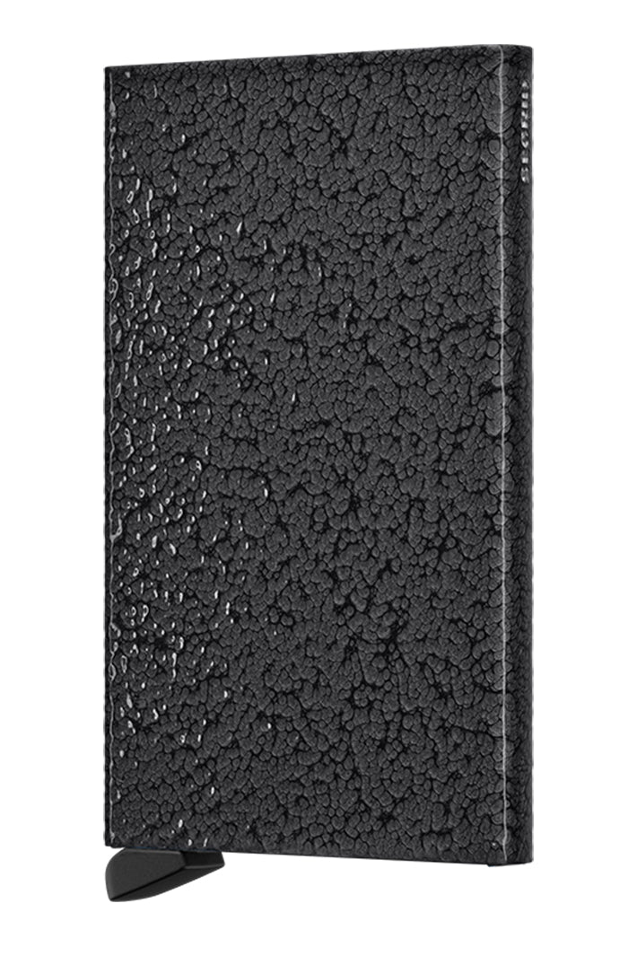 Secrid RFID & NFC Card Protector Hammerstone Charcoal Black, front view