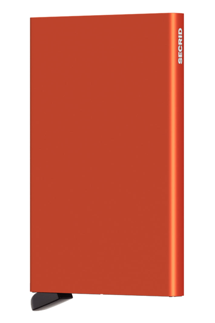 Secrid RFID & NFC Card Protector Orange, front view