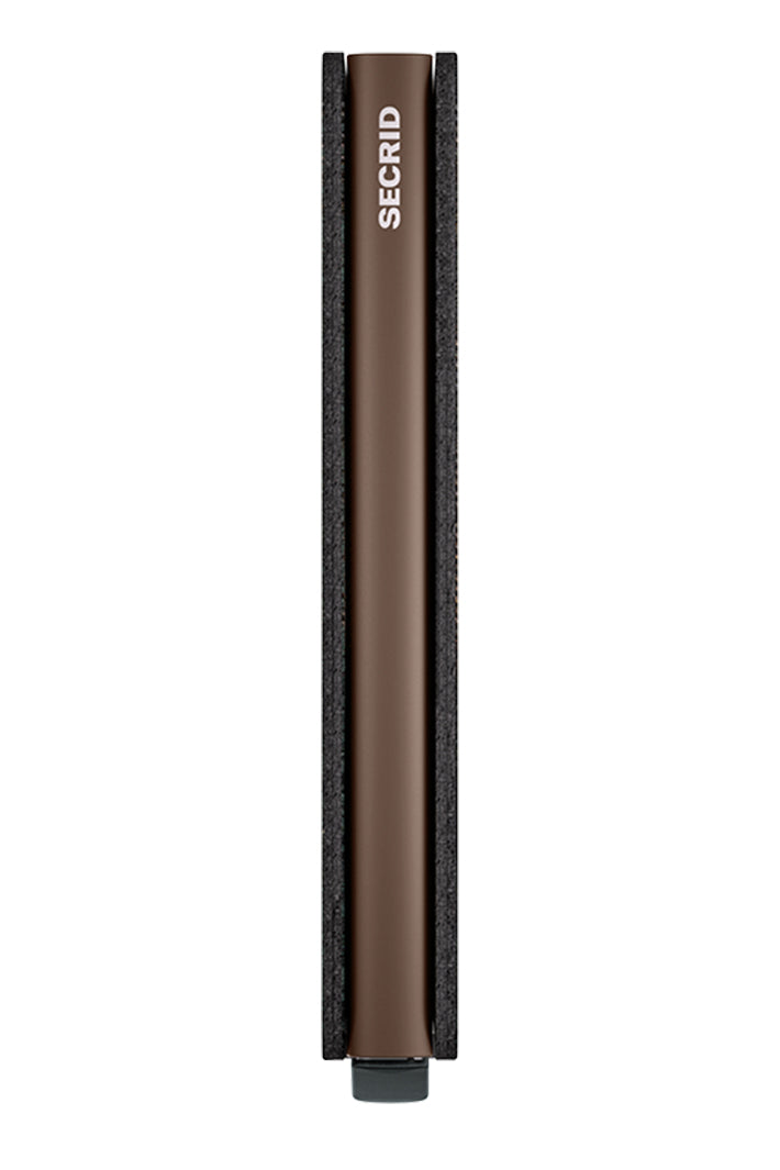 Secrid Slimwallet Jungle Brown, side view