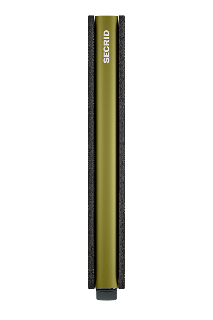 Secrid Slimwallet Jungle Moss Green, side view