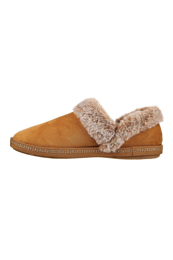 Skechers 167219 Chestnut Brown Cozy Campfire Fresh Toast Slipper - Shirley Allum Boutique