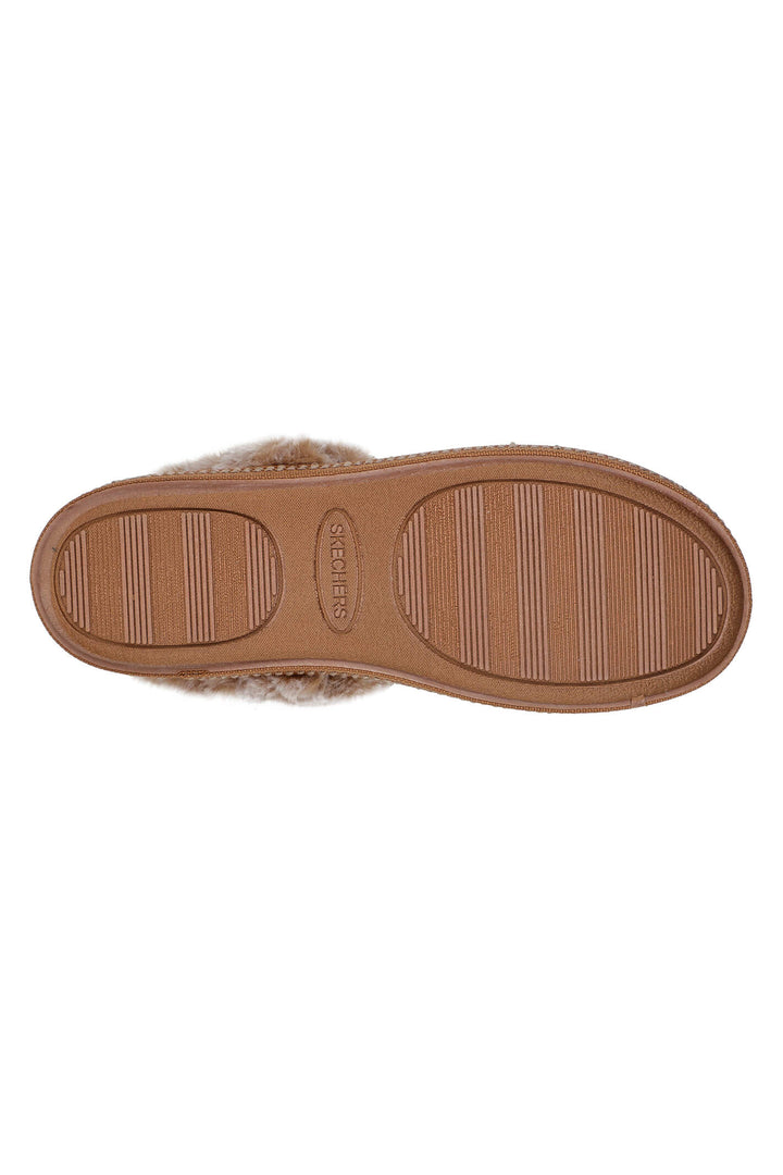 Skechers 167219 Chestnut Brown Cozy Campfire Fresh Toast Slipper - Shirley Allum Boutique