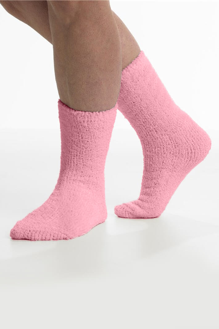 Slenderella BS137 One Size 4-8 Pink Leisure Bed Socks - Shirley Allum Boutique