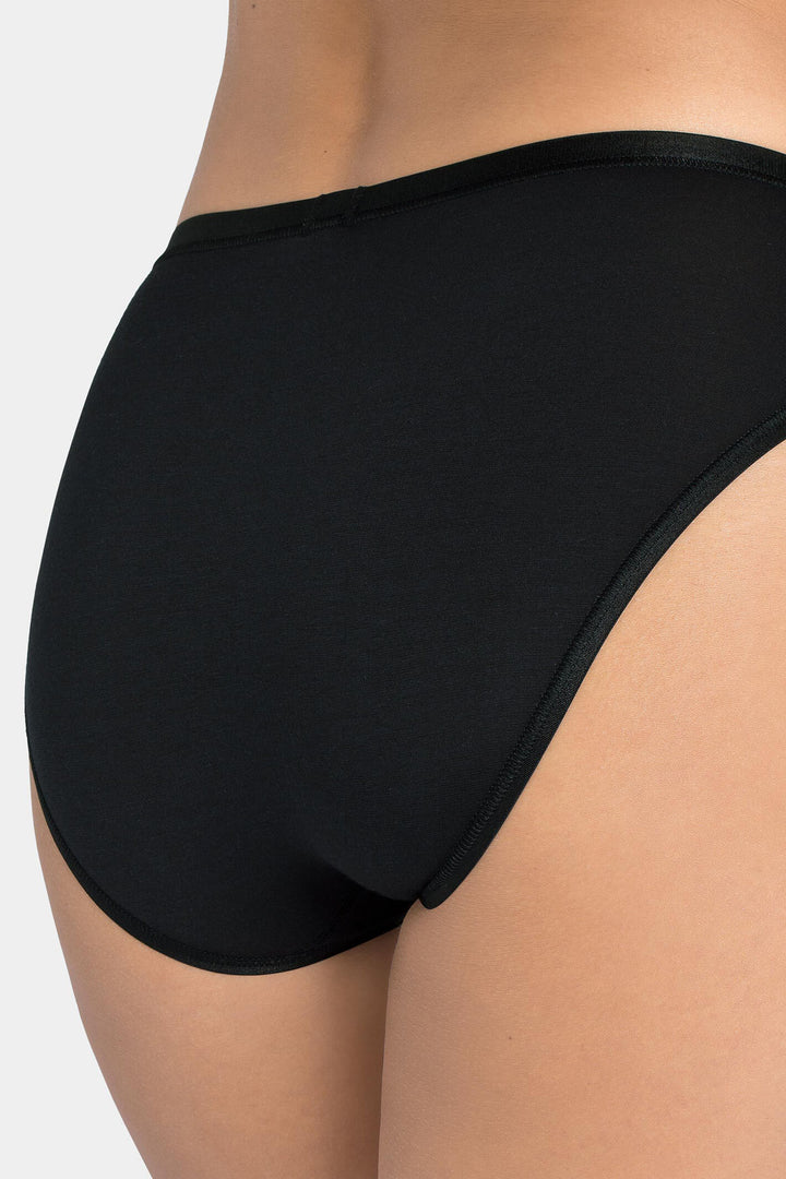 Sloggi 10031895 0003 Romance Black Tai Briefs - Shirley Allum Boutique