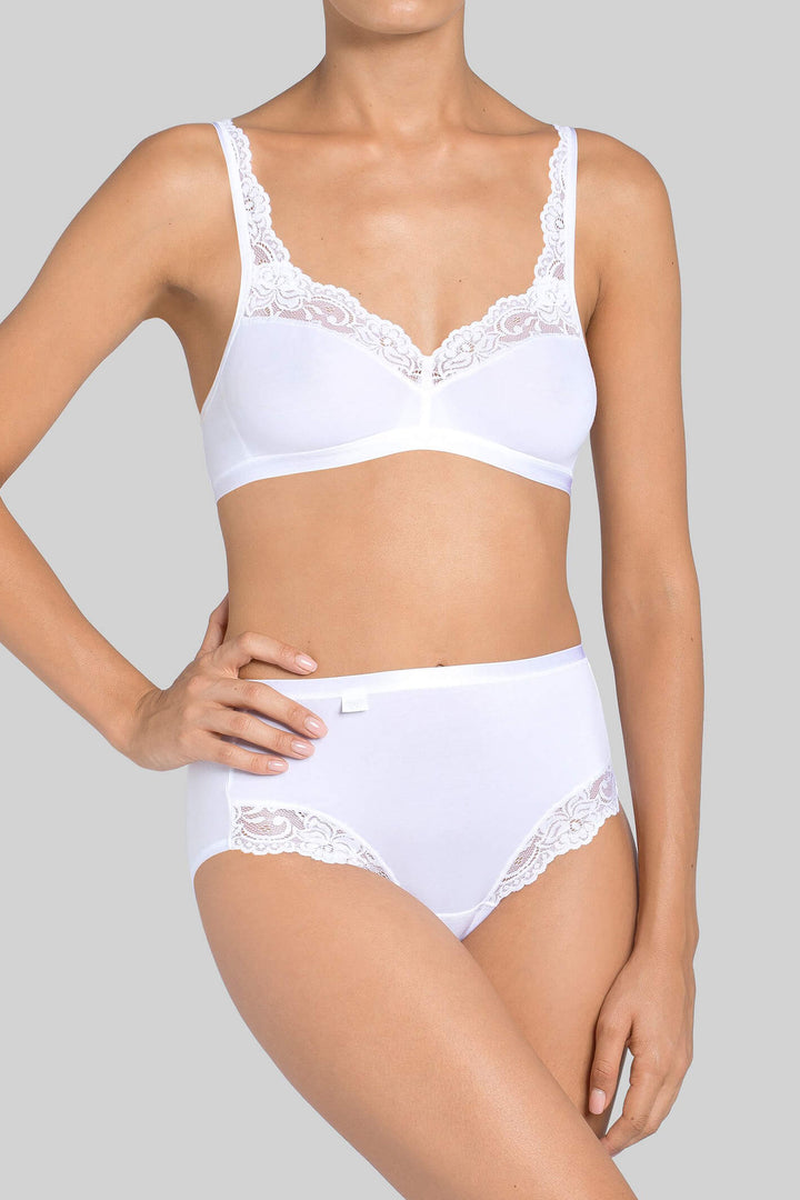 Sloggi 10031898A 0003 Romance SI White Bra - Shirley Allum Boutique