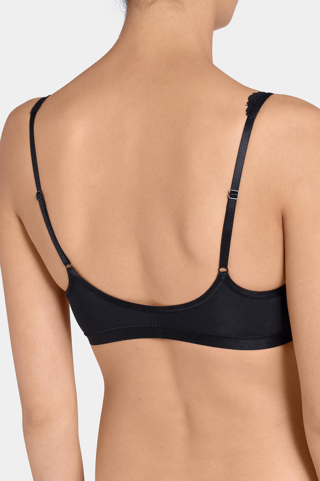 Sloggi 10031898A 0004 Romance SI Black Bra - Shirley Allum Boutique