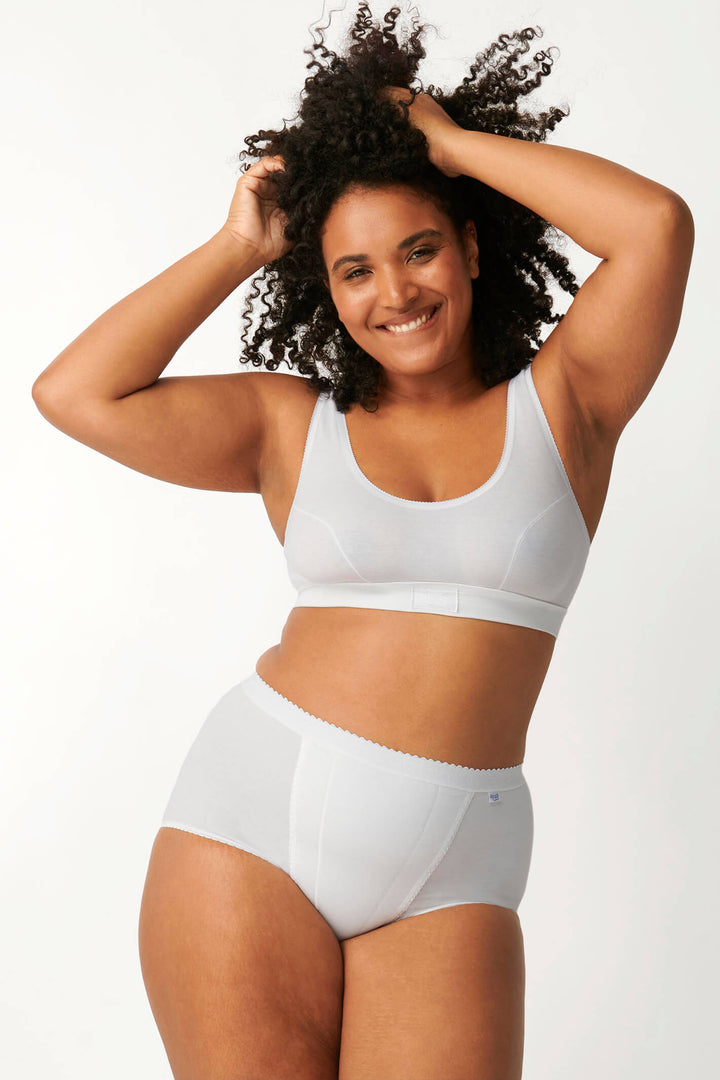 Sloggi 10037875 0003 White 2-Pack Control Maxi Briefs - Shirley Allum Boutique