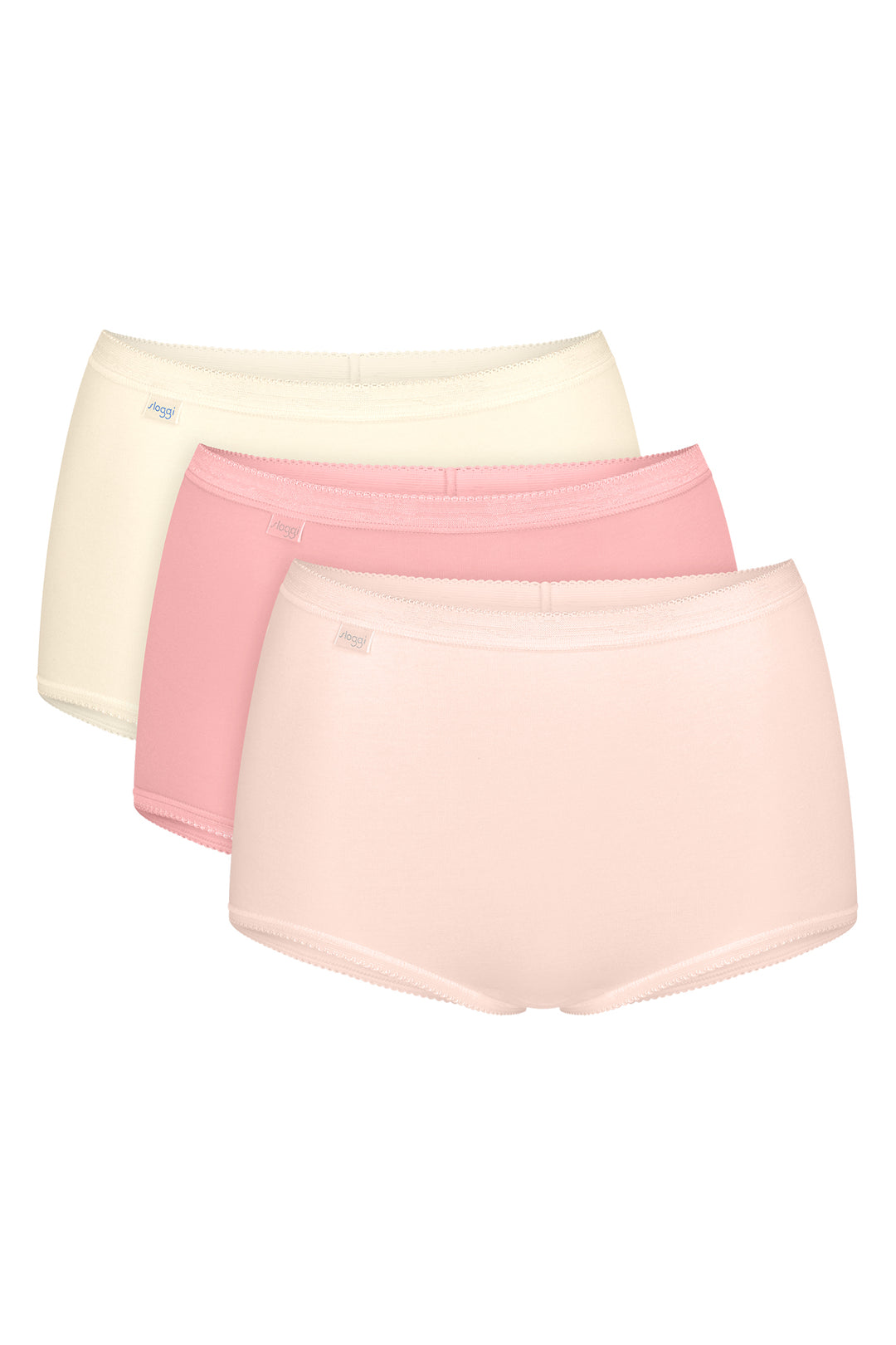 Sloggi 10105593 PR08 Pink Multicolour 3-Pack Basic+ Maxi Brief