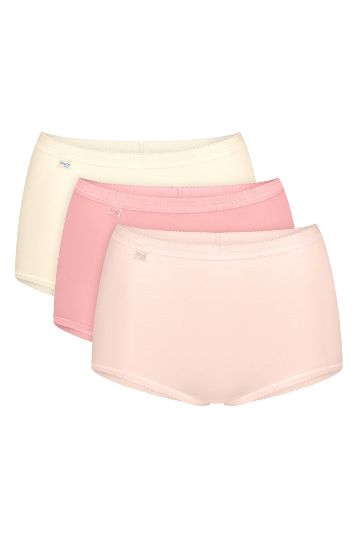 Sloggi 10105593 PR08 Pink Multicolour 3-Pack Basic+ Maxi Brief