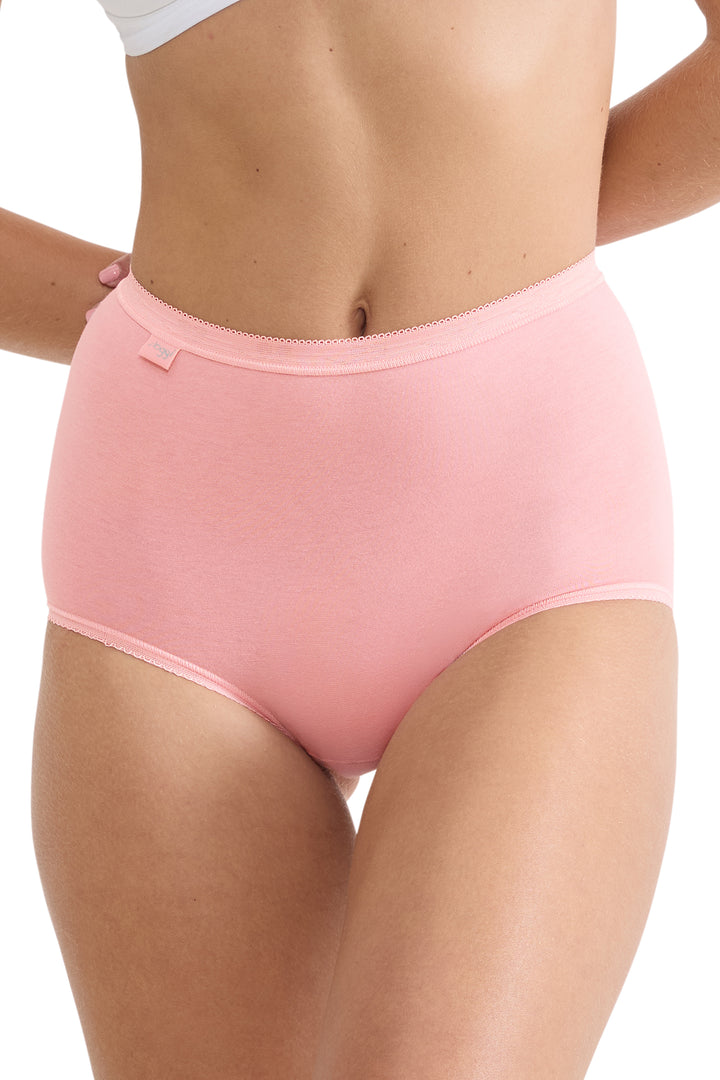 Sloggi 10105593 PR08 Pink Multicolour 3-Pack Basic+ Maxi Brief