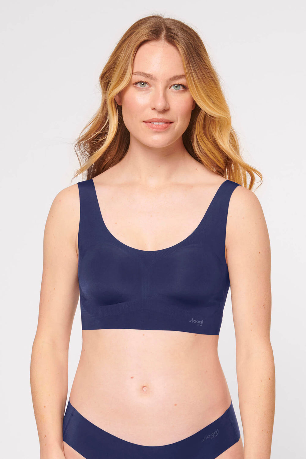Sloggi 10186804 00YA Zero Feel True Navy Bra Top - Shirley Allum Boutique
