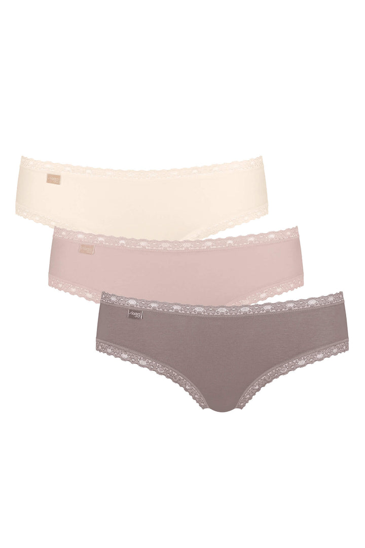 Sloggi 10198269 M002 24-7 Weekend Skin - Dark Combo 3 Pack Hipster Brief - Shirley Allum Boutique