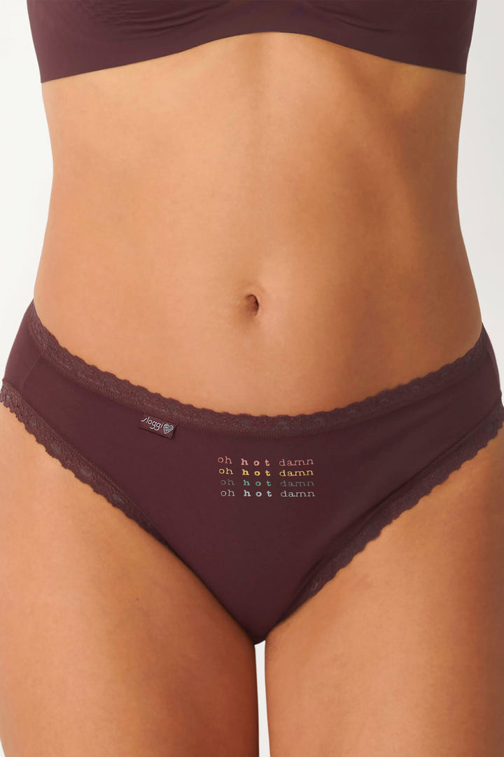 Sloggi 10198270 M003 247 Weekend Logo 3 Pack Tai Briefs - Shirley Allum Boutique