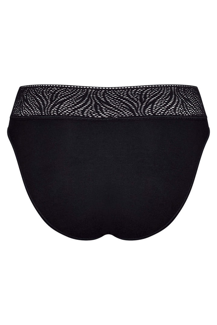 Sloggi 10212941 0004 Tai Medium Black One Pack Period Pants - Shirley Allum Boutique