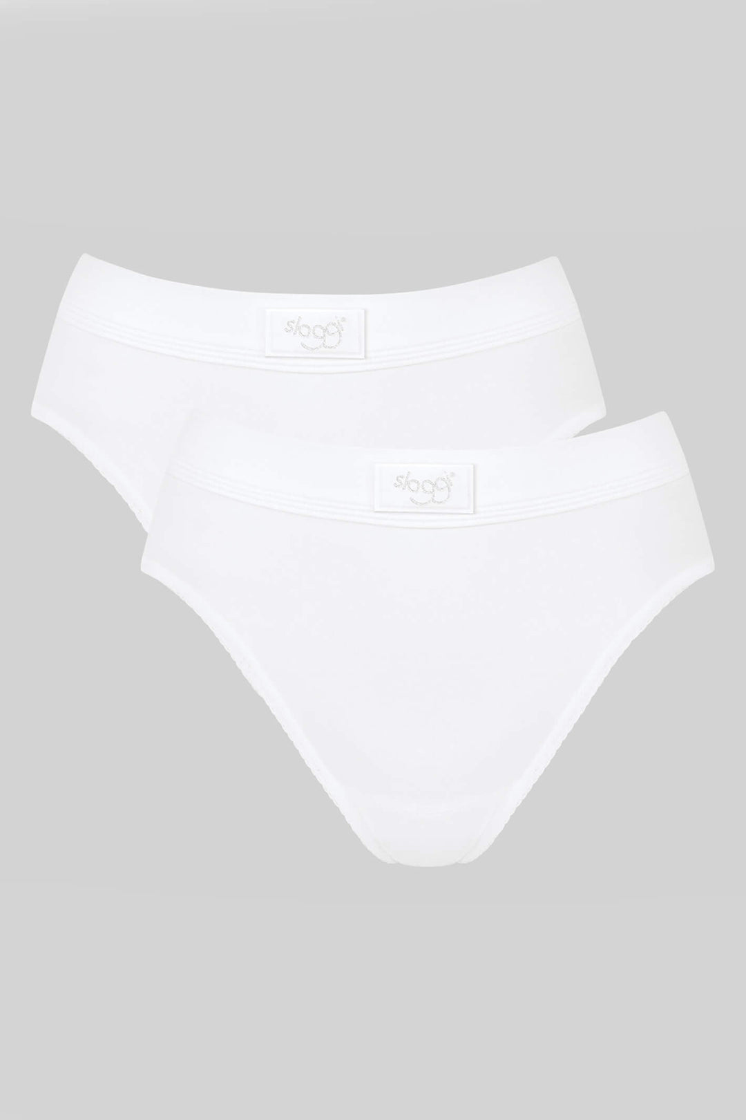 Sloggi 10213270 0003 Double Comfort White Tai Briefs 2-Pack - Shirley Allum Boutique