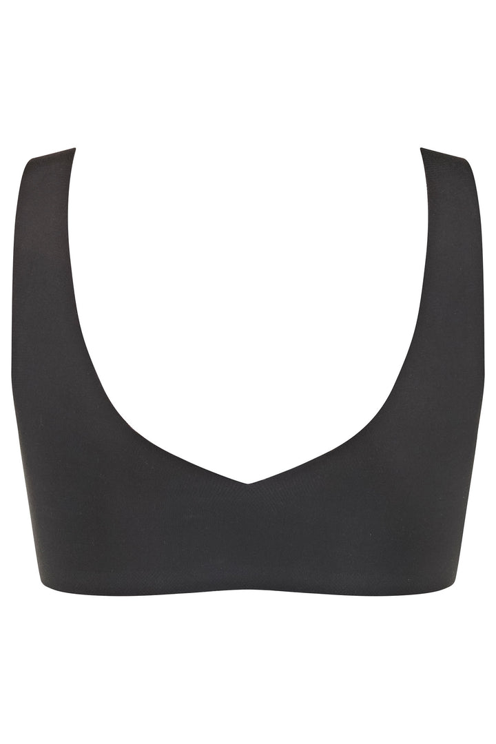 Sloggi 10217728 0004 Zero Feel 2.0 Black Bralette - Shirley Allum Boutique