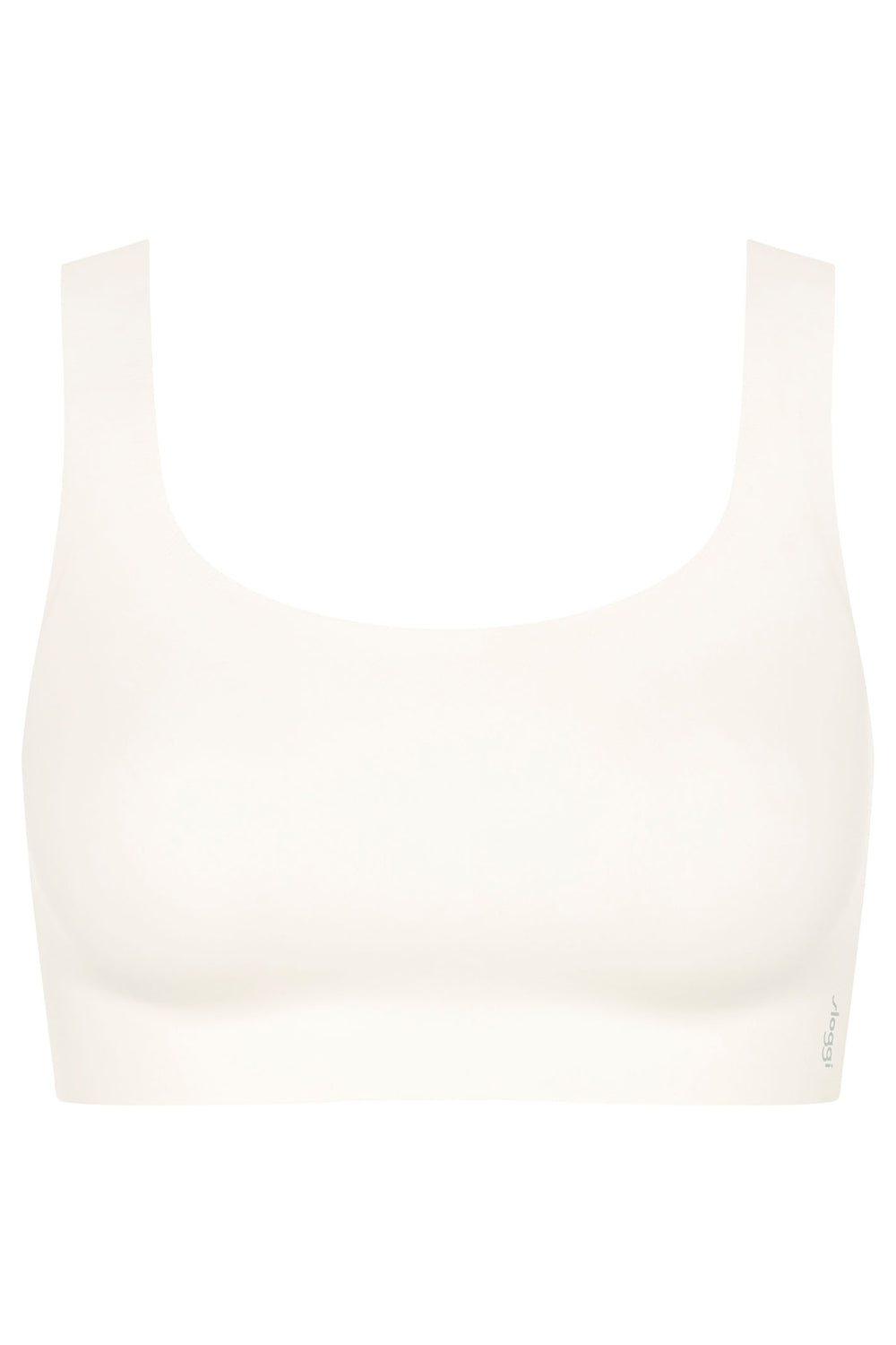 Sloggi 10217786 00GZ Zero Feel 2.0 Silk White Bra Top - Shirley Allum Boutique