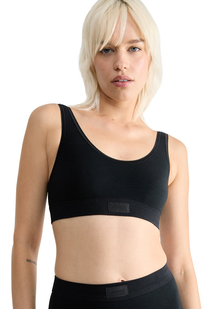 Sloggi 10222797 0004 Black Double Comfort Top