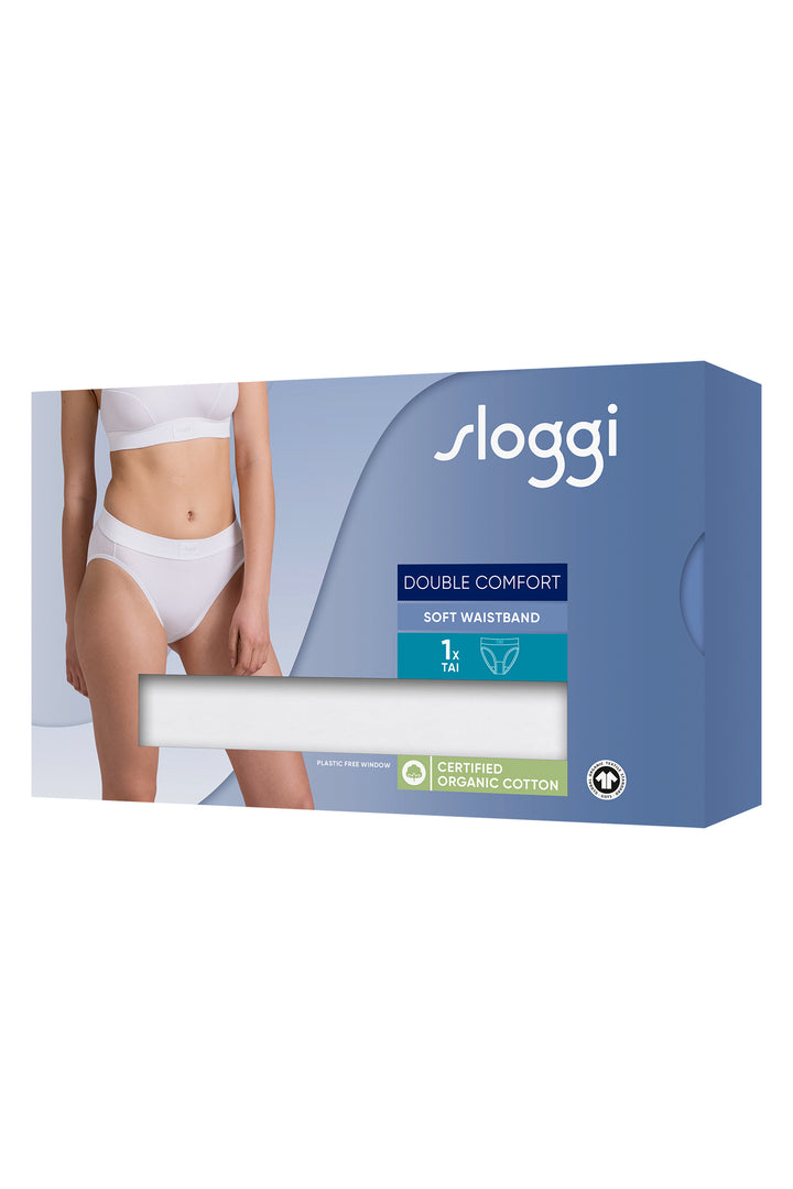 Sloggi 10222804 0003 Double Comfort Tai White Brief