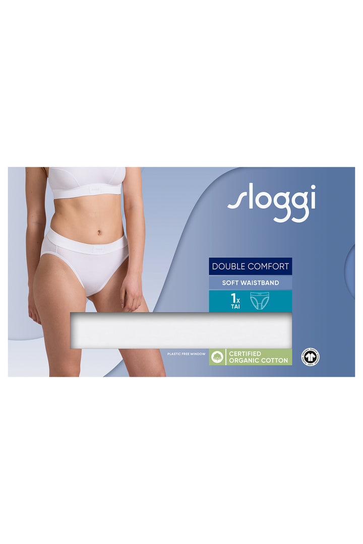 Sloggi 10222804 0003 Double Comfort Tai White Brief