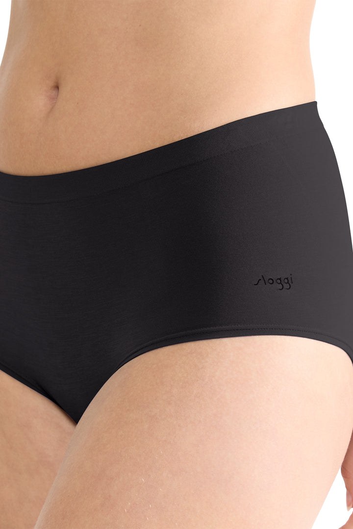 Sloggi 10224852 GO Sense Highwaist 2-Pack Black Briefs