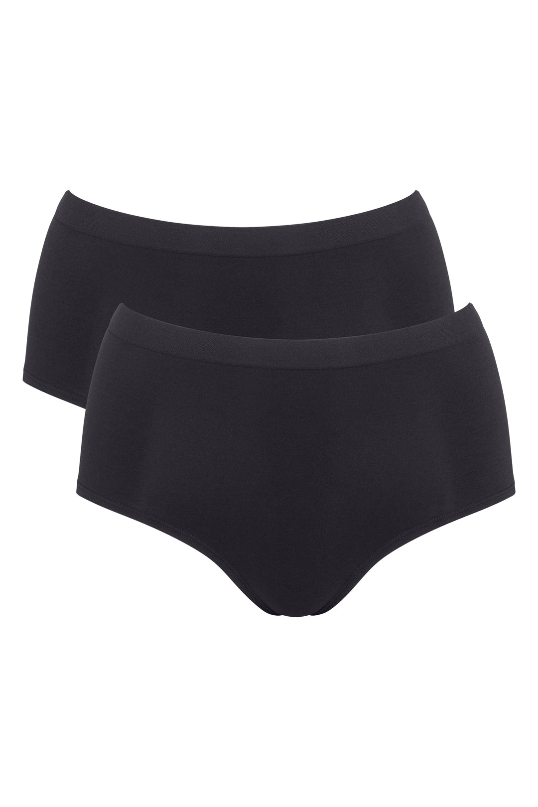 Sloggi 10224852 GO Sense Highwaist 2-Pack Black Briefs